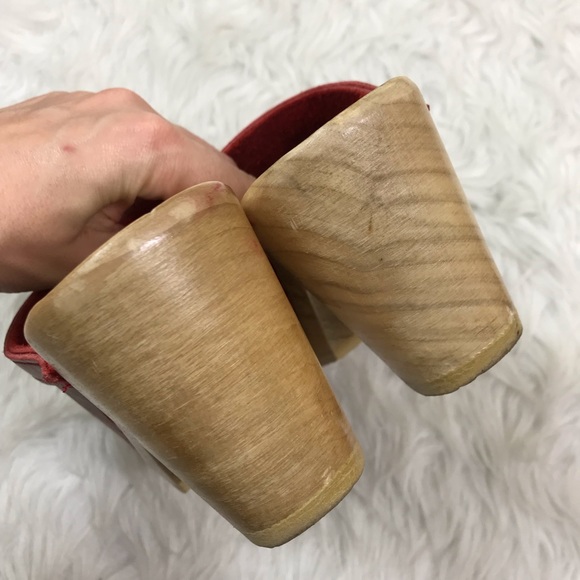 No. 6 Old School high heel clogs - Picture 8 of 11